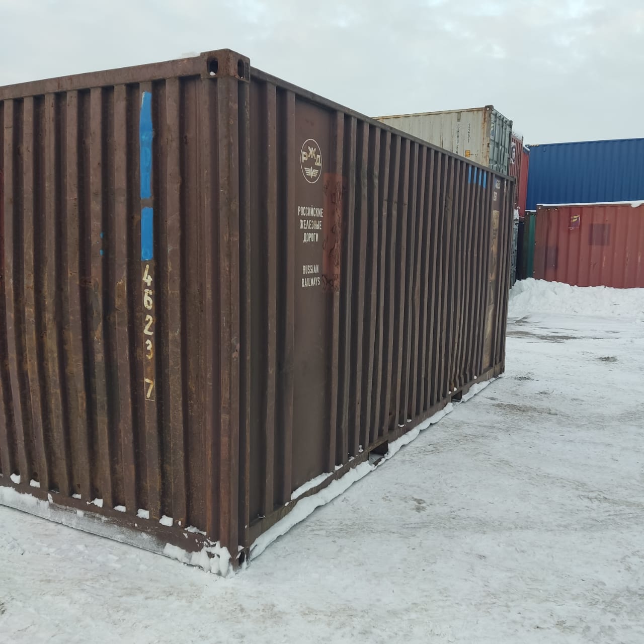 20-футовый стандартный контейнер б/у (Ж/Д)